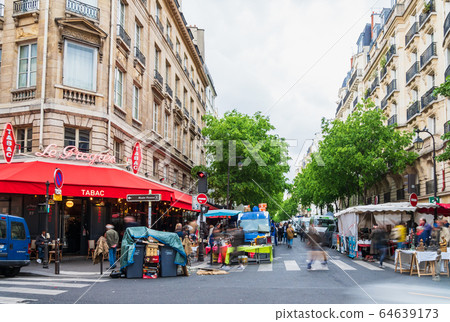 Brittany street, flea market in Paris 64639173