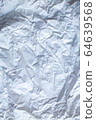 White colour and Grey colour crumpled paper texture, Abstract background, Gradient tone, Close up shot 64639568