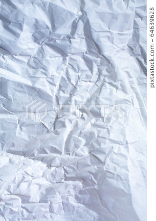 White colour and Grey colour crumpled paper texture, Abstract background, Gradient tone, Close up shot 64639628