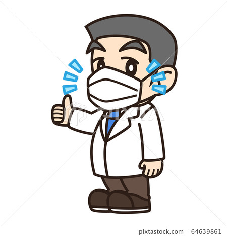 Male doctor mask Male doctor mask 64639861