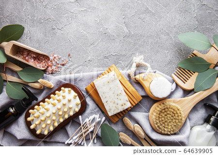 Zero waste natural cosmetics products 64639905