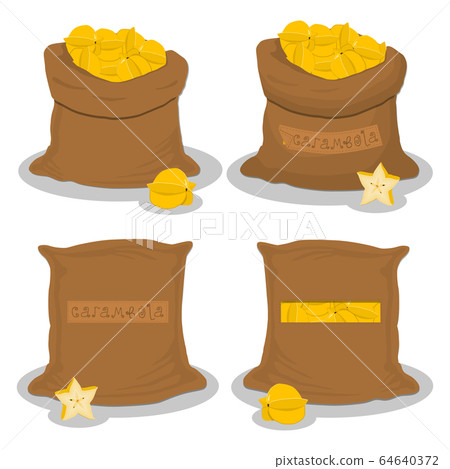 Sacks with natural food Sacks with natural food 64640372