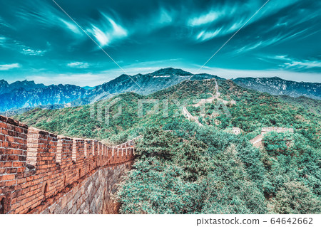 Great Wall of China, section "Mitianyu". 64642662