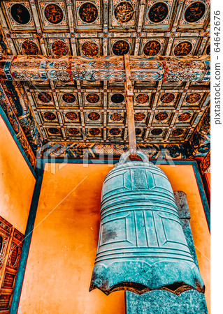 Giant bell in Temple of Confucius at Giant bell in Temple of Confucius at 64642676