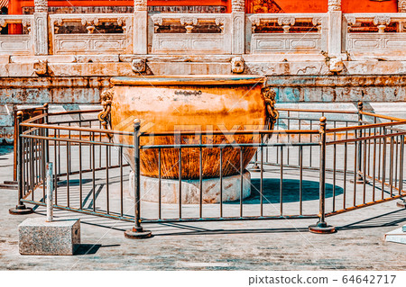 Copper bowl inside territory of the Forbidden Copper bowl inside territory of the Forbidden 64642717