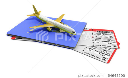 Modern World traveling world concept passport with Modern World traveling world concept passport with 64643200