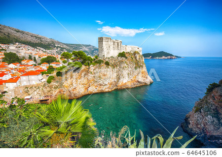 Aerial view at famous travel destination city of 64645106