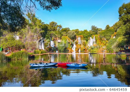Picturesque Kravice waterfalls in the National Picturesque Kravice waterfalls in the National 64645459