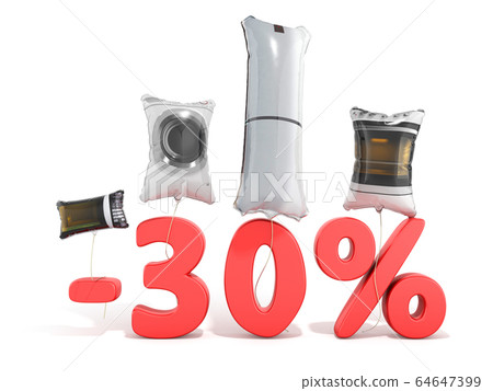 household appliances sale shaped balloons 3d 64647399