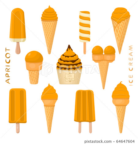 Vector illustration for natural tasty ice cream Vector illustration for natural tasty ice cream 64647604