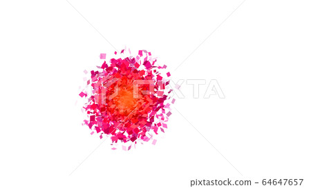 CG particle A spherically spread square 64647657
