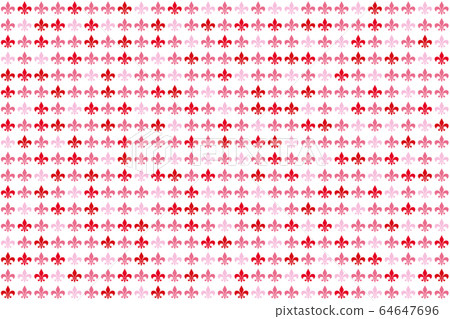 Lily heraldic pattern background - Stock Illustration [64647696] - PIXTA