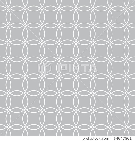 Seamless pattern of circles. Fashionable and modern. 64647861