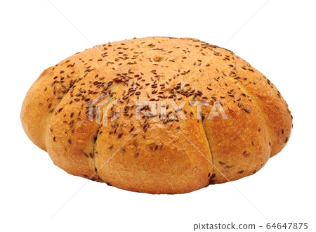 Traditional loaf of bread isolated on white 64647875