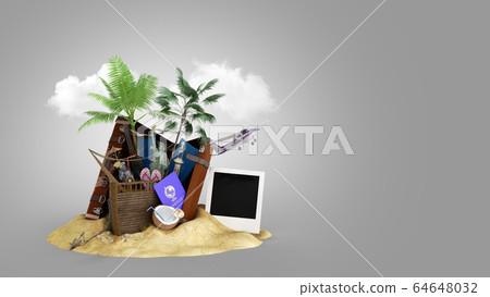 Concept of travel and tourism attractions and Concept of travel and tourism attractions and 64648032