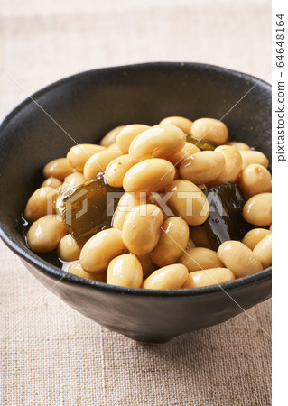 Boiled beans (soybean) Boiled beans (soybean) 64648164