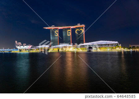 Window characters of Singapore Marina Bay Sands Hotel Window characters of Singapore Marina Bay Sands Hotel 64648585