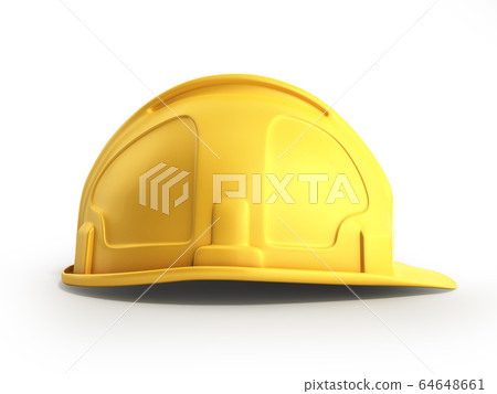 Hard hat background Construction tools 3d render Hard hat background Construction tools 3d render 64648661