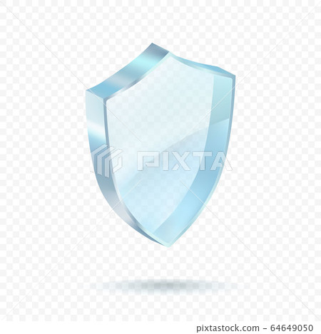 Realistic guard shield. Premium vector. 64649050