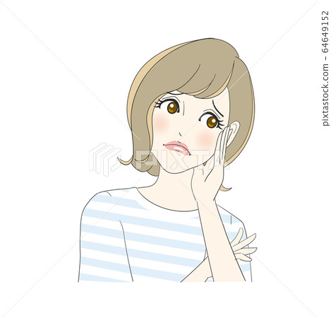 A woman thinking 64649152