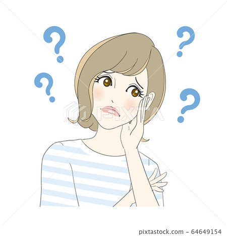 Thinking woman 64649154