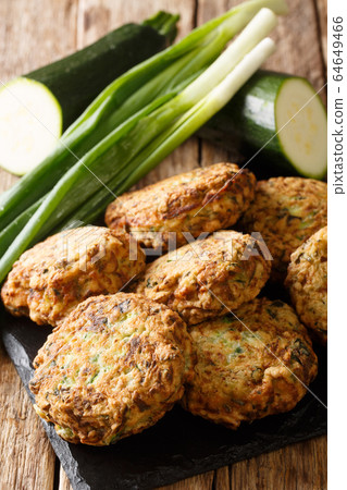 Vegetarian greek zucchini balls kolokithokeftedes Vegetarian greek zucchini balls kolokithokeftedes 64649466
