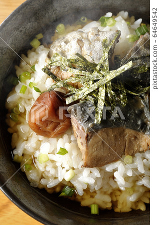 Japanese mackerel pickled plum tea 64649542