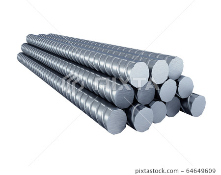 Reinforcement steel bar Steel building armature 3d Reinforcement steel bar Steel building armature 3d 64649609