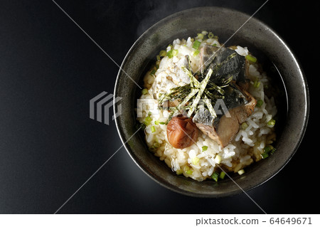 Japanese mackerel pickled plum tea 64649671
