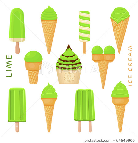 Vector illustration for natural tasty ice cream Vector illustration for natural tasty ice cream 64649906