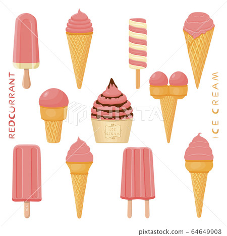 Vector illustration for natural tasty ice cream 64649908