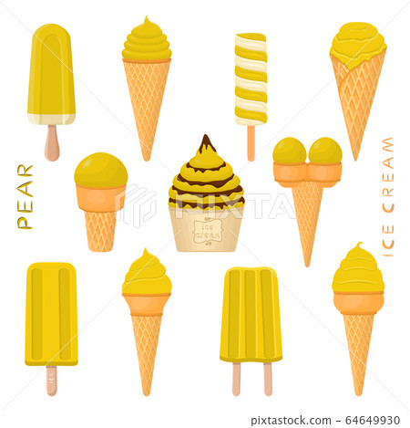 Vector illustration for natural tasty ice cream 64649930