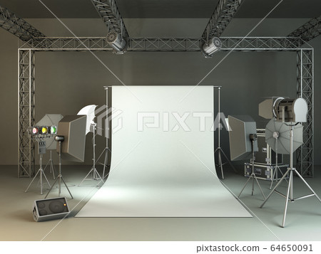 photo studio 3d rendering image 64650091