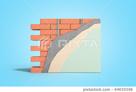 Home renovation restructuring process repair wall Home renovation restructuring process repair wall 64650386