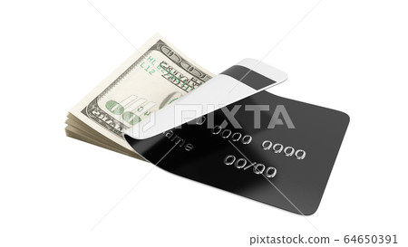 concept of cash withdrawal payment by card dollar concept of cash withdrawal payment by card dollar 64650391