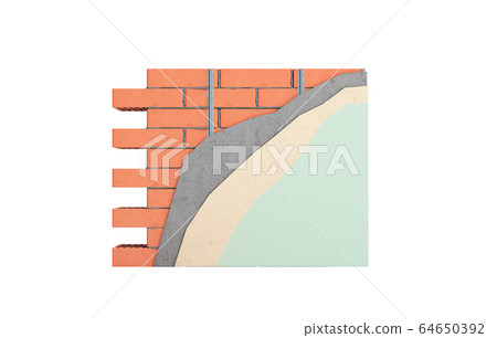 Home renovation restructuring process repair wall Home renovation restructuring process repair wall 64650392