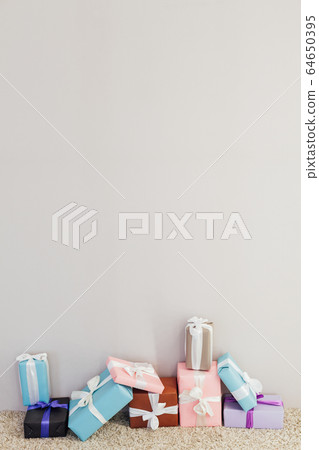 background of the Birthday Christmas holiday gray background of the Birthday Christmas holiday gray 64650395
