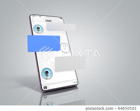 chat with chat bot Chat message on smartphone chat 64650581