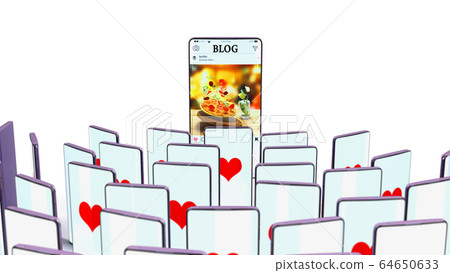successful blog concept full screen phones of 64650633