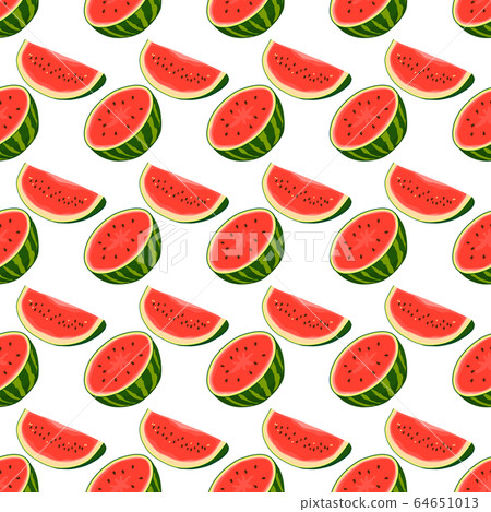 Theme big colored seamless watermelon, bright 64651013