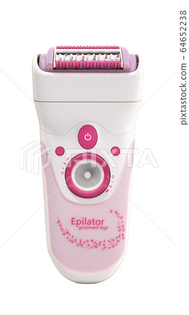 modern female pink hair epilator 3d render on pink modern female pink hair epilator 3d render on pink 64652238