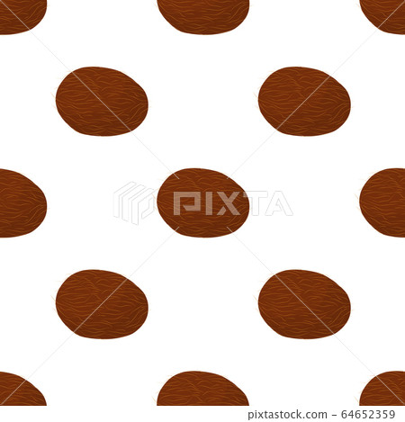 Illustration on theme big colored seamless coconut 64652359