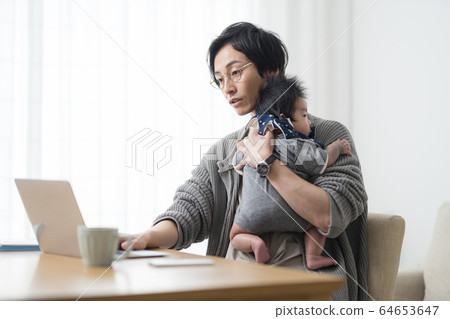 Ikumen遠程辦公圖像3個月大 64653647