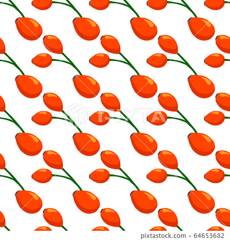Illustration on theme big colored seamless rose Illustration on theme big colored seamless rose 64653682