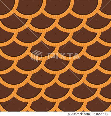 Illustration on theme big set identical biscuit, Illustration on theme big set identical biscuit, 64654317