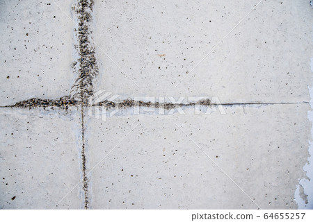 Texture crack concrete wall hole hole mottled pattern white gray stain crack crack 64655257