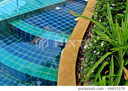 Hotel resort swimming pool Hotel resort swimming pool 64655376