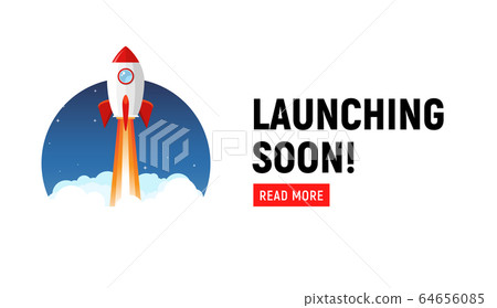 Launching soon marketing store template. Coming soon announcement flyer banner. Launching soon marketing store template. Coming soon announcement flyer banner. 64656085