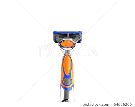 Mens razor 3d render on white background no shadow Mens razor 3d render on white background no shadow 64656200