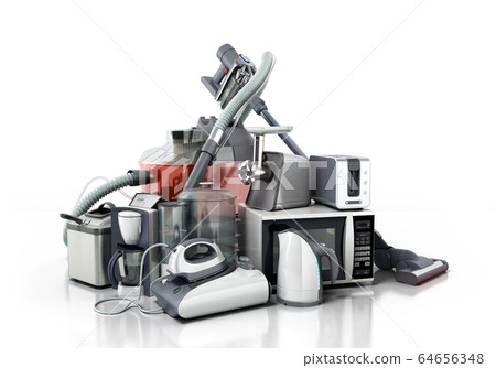 Home appliances Group of vacuum cleaner microwave Home appliances Group of vacuum cleaner microwave 64656348